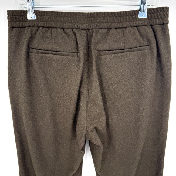 EVERLANE Green Brown Manteco Recycled Wool Trouser Pants Size 33 - Picture 4 of 7